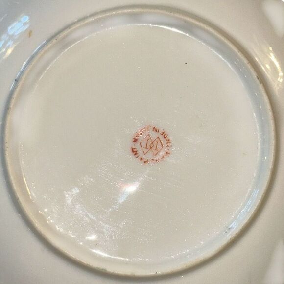 VINTAGE TT-Takito HAND PAINTED EGG SHELL TEA CUP & SAUCER JAPAN Lusterware Pagod - Picture 7 of 11